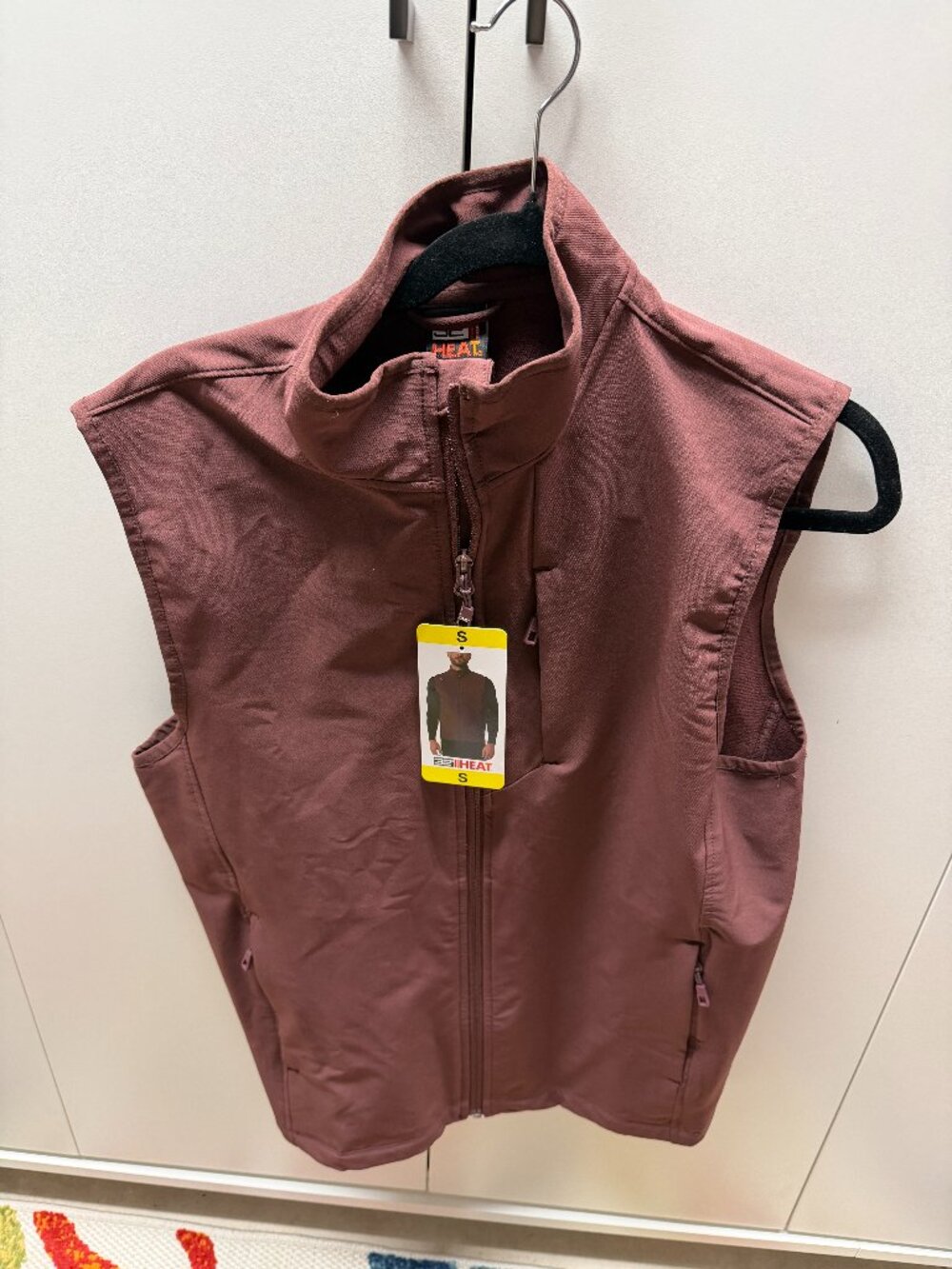 32 Degrees Heat Men's Tech Vest, Red, Size Small
